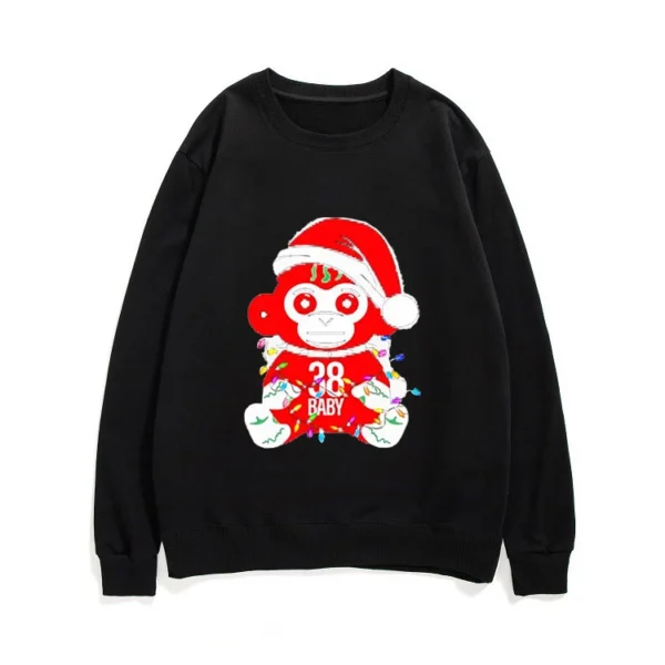 Christmas Monkey Young Boy Never Broke Again Sweatshirt