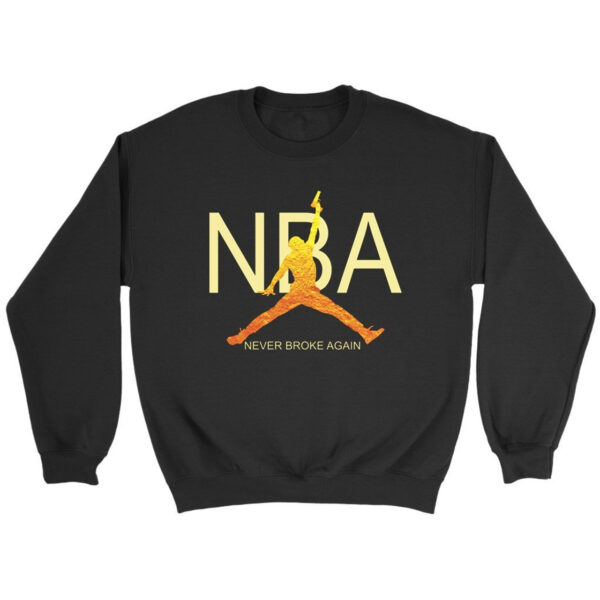 Nba Gold Logoyoungboy Never Broke Again Sweatshirt