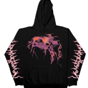 Never Broke Again Vlone Eyes Hoodie – Black