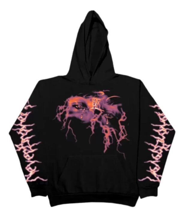 Never Broke Again Vlone Eyes Hoodie – Black