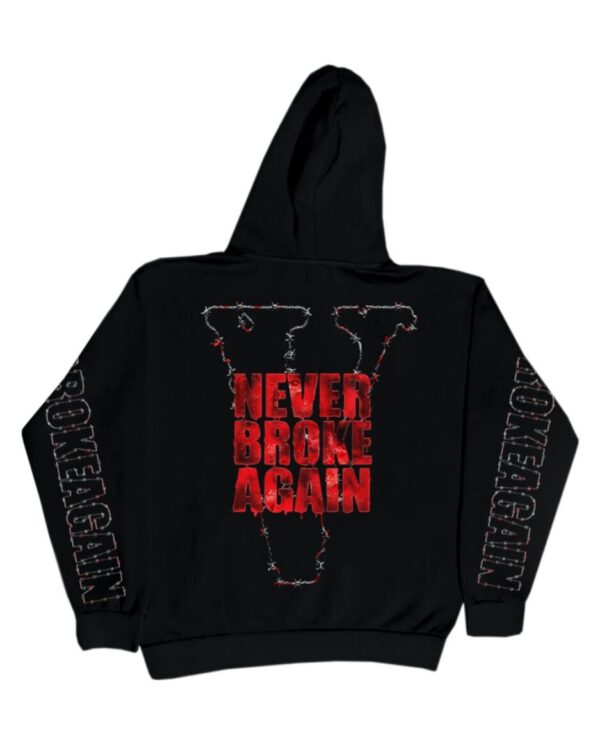 Never Broke Again Vlone Hauted Hoodie – Black