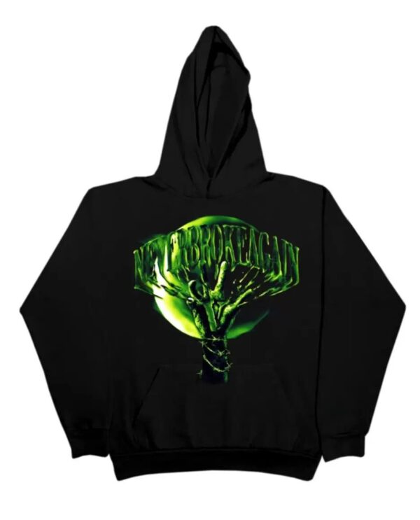 Never Broke Again Vlone Slime Hoodie – Black