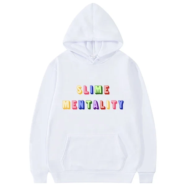 Slime Mentality Print Hoodie Young Boy