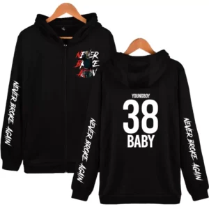 Young Boy 38 baby Print Hoodie