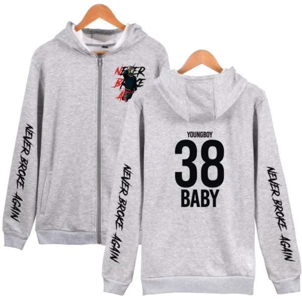 Young Boy 38 baby Print Hoodie