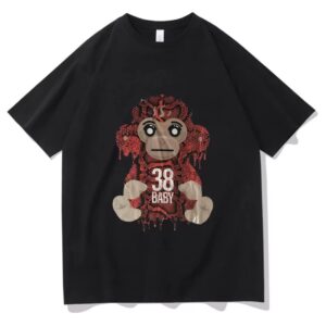 Young Boy Hipster Print T-shirt Fashion Men