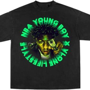 YoungBoy NBA x Vlone Cross Roads Tee