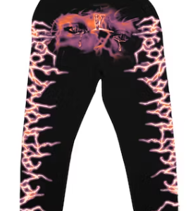 Vlone x Never Broke Again Eyes Sweatpants Black