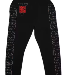 Vlone x Never Broke Again Haunted Sweatpants Black