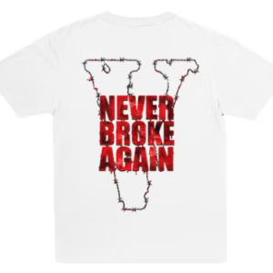 Vlone x Never Broke Again Haunted T-shirt White