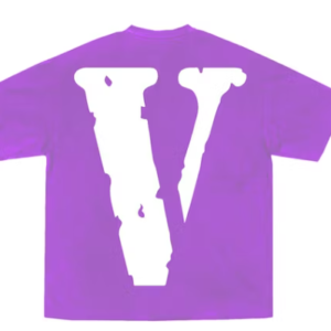 YoungBoy NBA x Vlone Peace Hardly Tee Purple Back