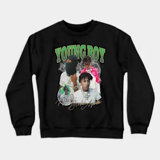 NBA Youngboy Masked Up Crewneck Sweatshirt