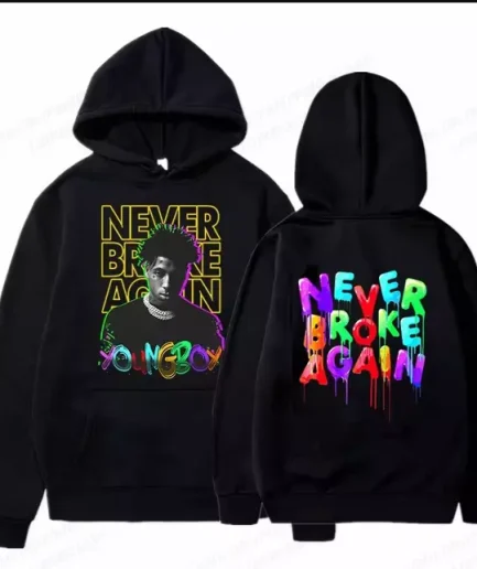 two sided hoodie, Nba Youngboy